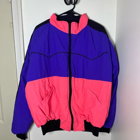 great threads | Jackets & Coats | Vintage Colorblock Jacket Xl | Poshmark